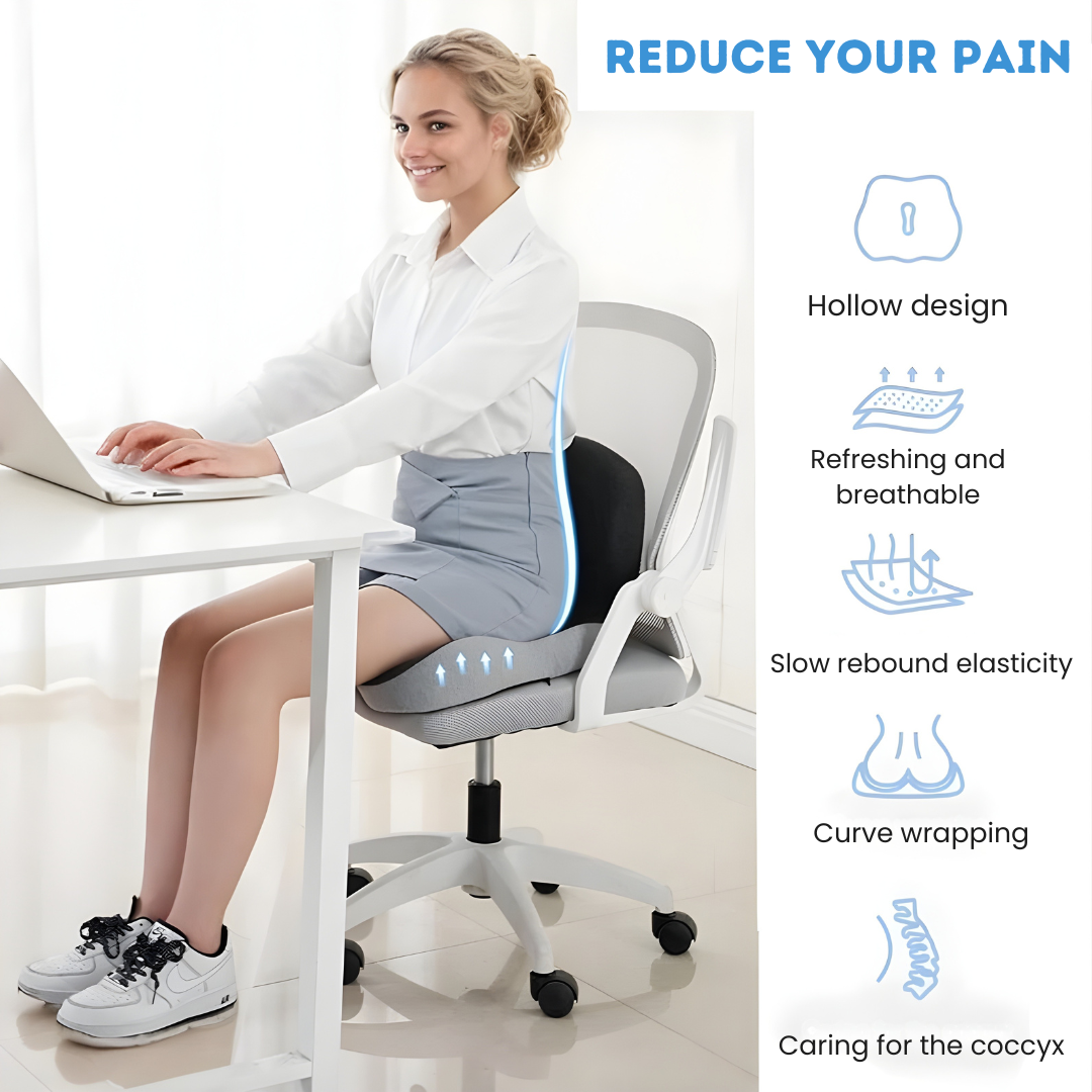 Memory Foam Seat Cushion for Tailbone Support