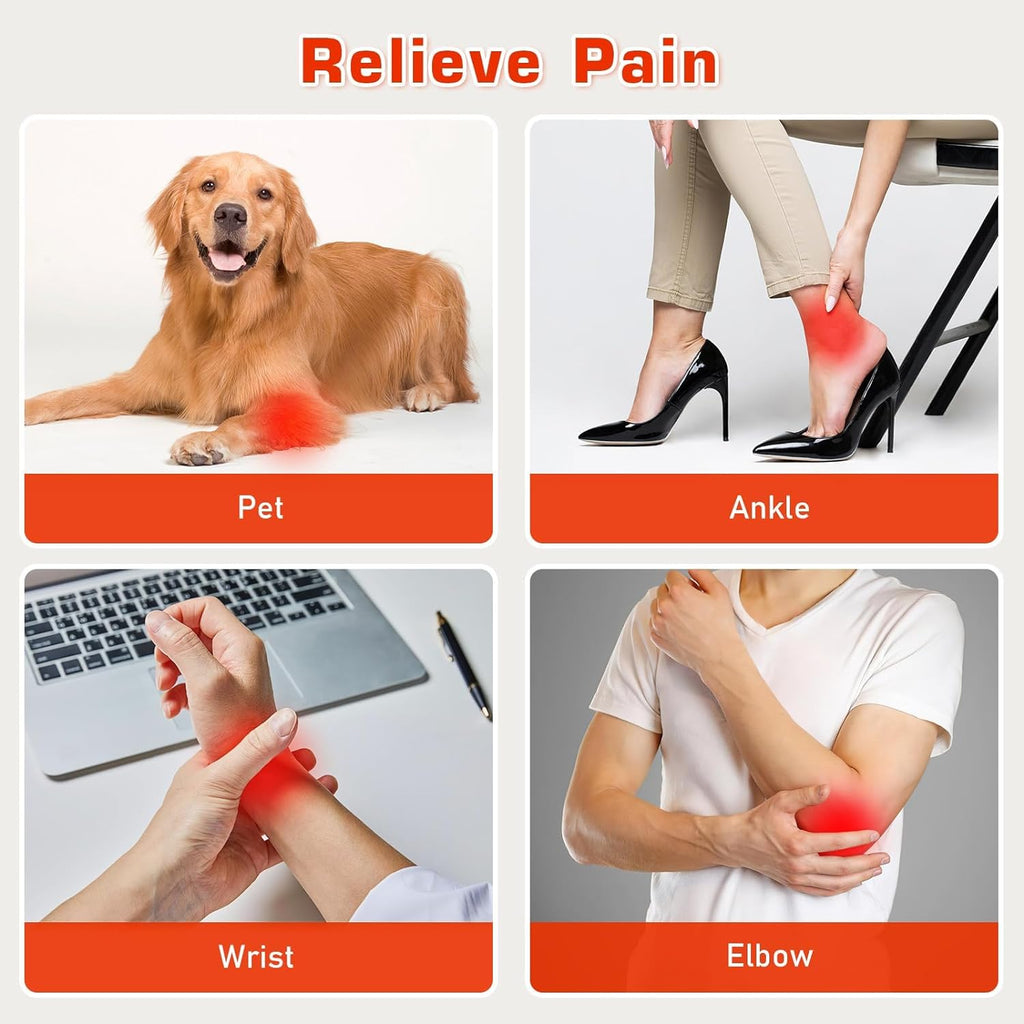 OmyGuard Wearable Red Light Therapy Belt for Neck, Hands and ankles