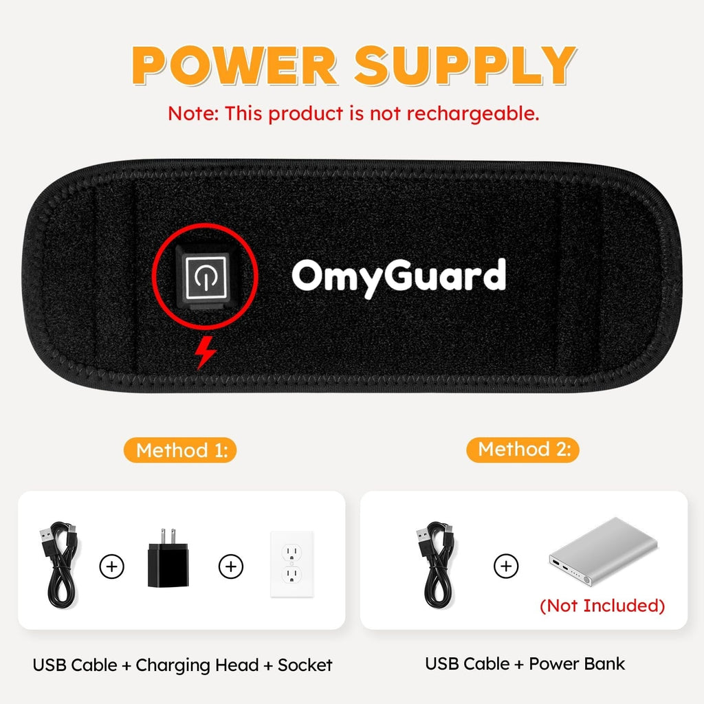 OmyGuard Wearable Red Light Therapy Belt for Neck, Hands and ankles