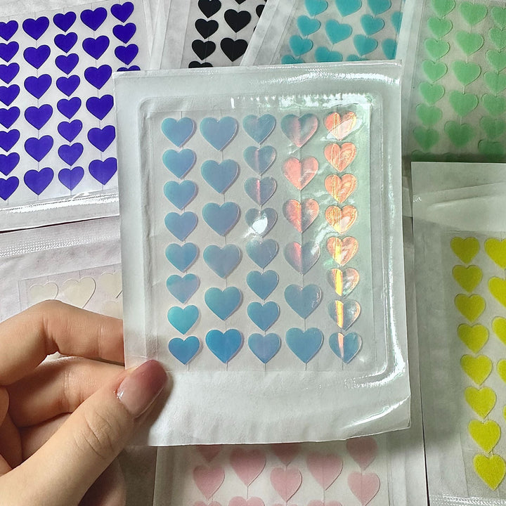 Heart-Shaped Acne Patches – Hydrocolloid Pimple Patch for Day & Night Use (36 Pieces)