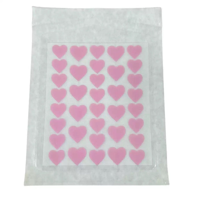 Heart-Shaped Acne Patches – Hydrocolloid Pimple Patch for Day & Night Use (36 Pieces)