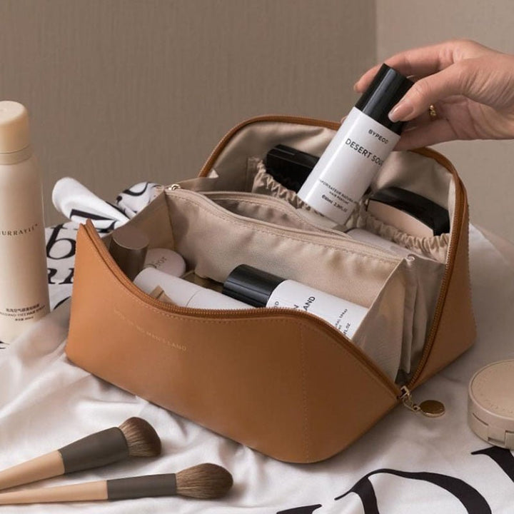 Luxurybag Elegant Toiletry Bag – Water-Resistante Make-uptas met Slimme Indeling – Compact & Stylish